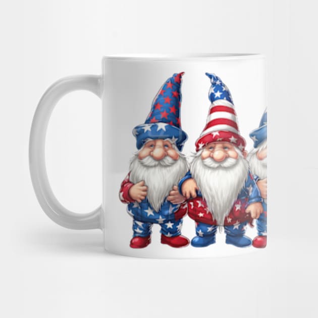 4th of July Gnomes #5 by Chromatic Fusion Studio